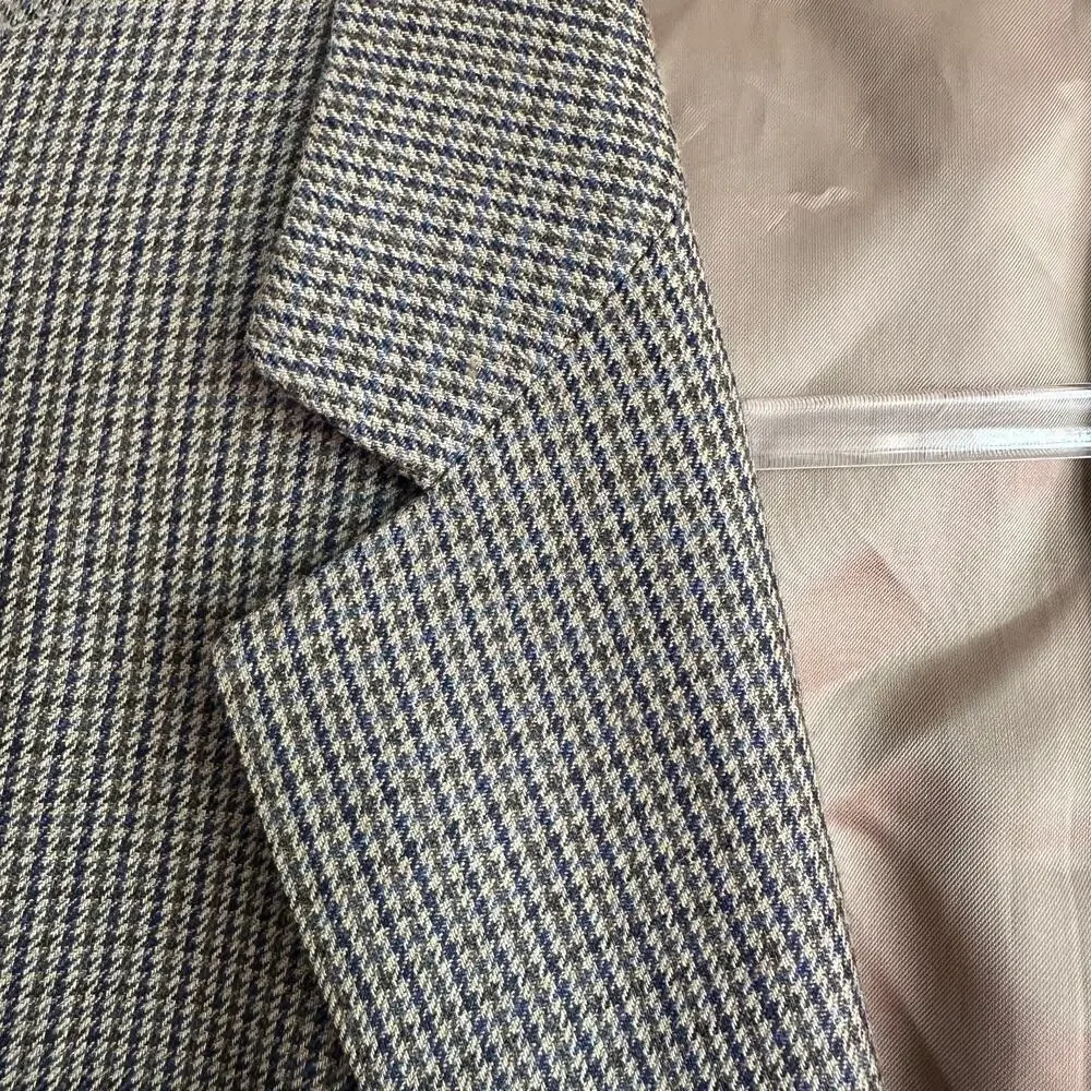 Ralph‎ Lauren Wool Silk Blend Sport coat Fully Lined Mens Sz. 48R Checked